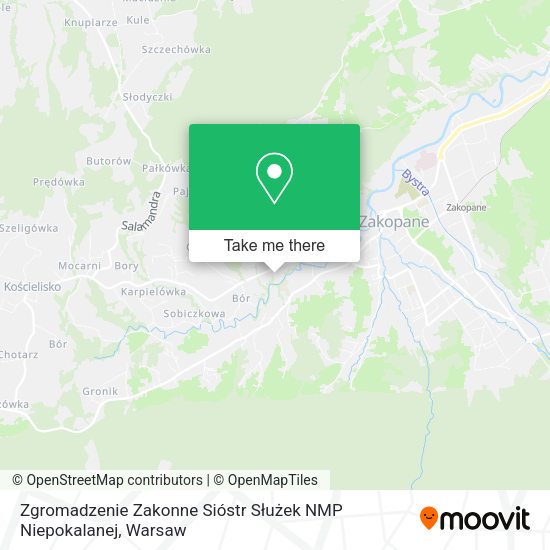 Zgromadzenie Zakonne Sióstr Służek NMP Niepokalanej map