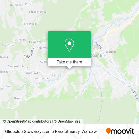 Glideclub Stowarzyszenie Paralotniarzy map