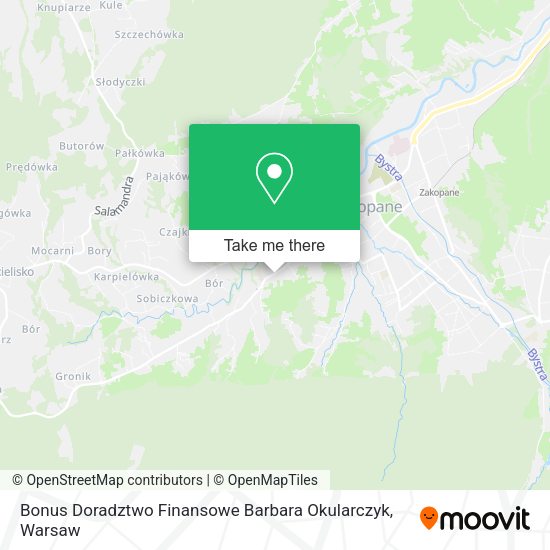 Bonus Doradztwo Finansowe Barbara Okularczyk map