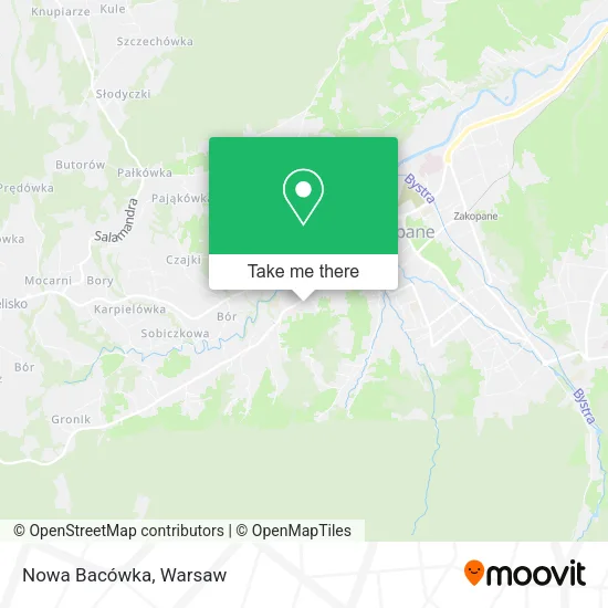 Карта Nowa Bacówka