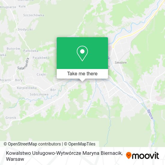 Kowalstwo Usługowo-Wytwórcze Maryna Biernacik map