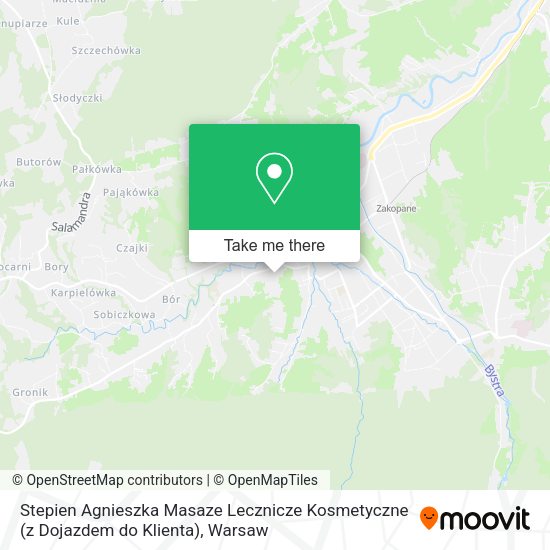 Stepien Agnieszka Masaze Lecznicze Kosmetyczne (z Dojazdem do Klienta) map