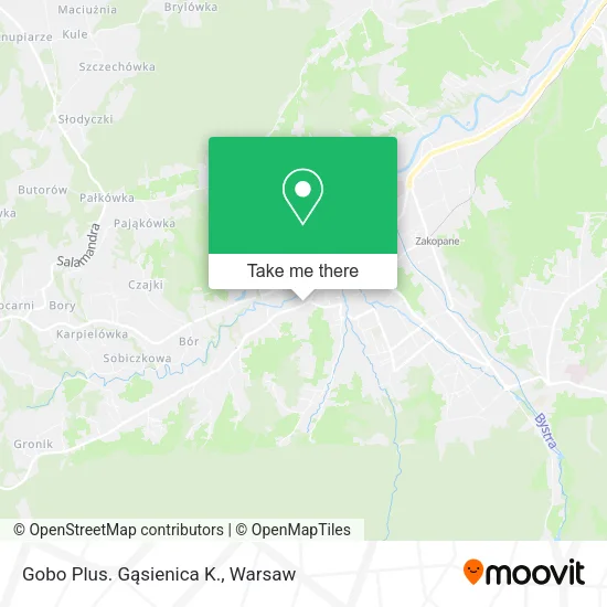 Карта Gobo Plus. Gąsienica K.