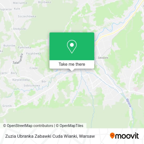 Zuzia Ubranka Zabawki Cuda Wianki map