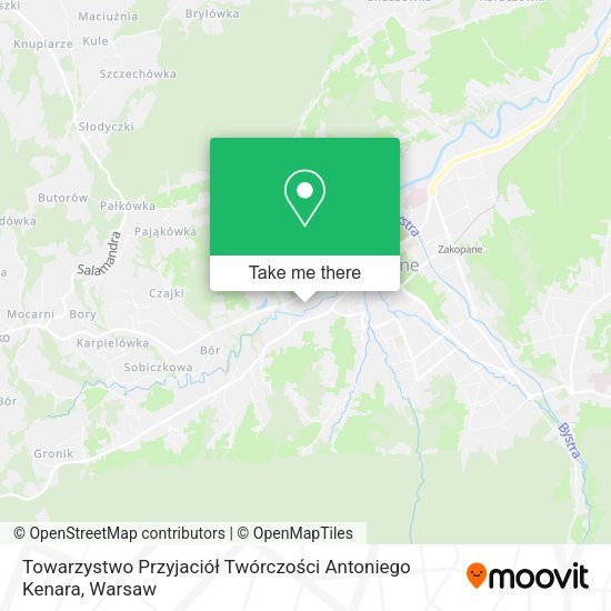 Towarzystwo Przyjaciół Twórczości Antoniego Kenara map