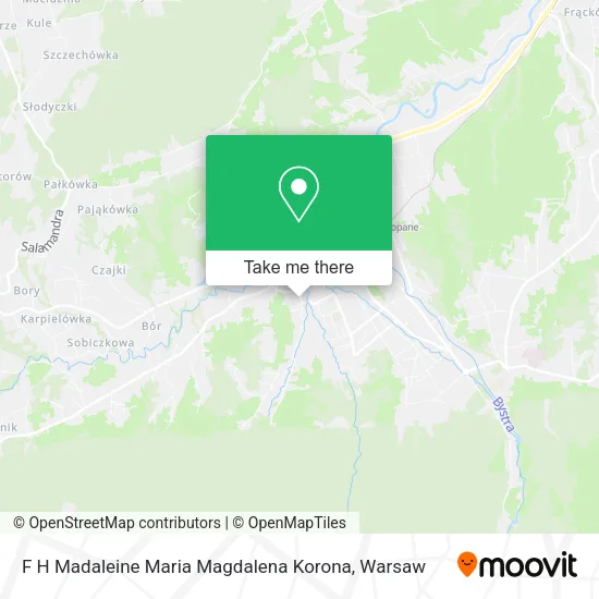 Карта F H Madaleine Maria Magdalena Korona