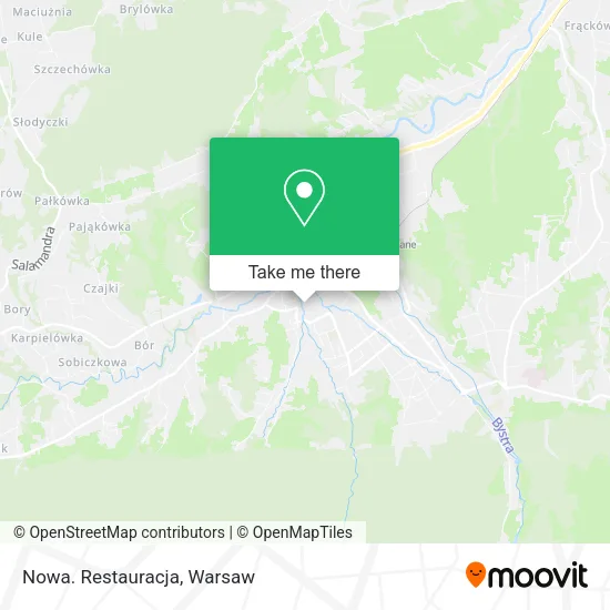 Карта Nowa. Restauracja