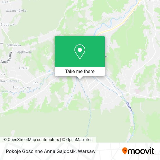 Pokoje Gościnne Anna Gajdosik map