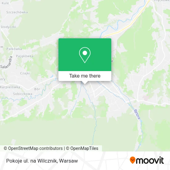 Карта Pokoje ul. na Wilcznik