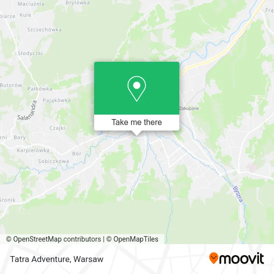Карта Tatra Adventure