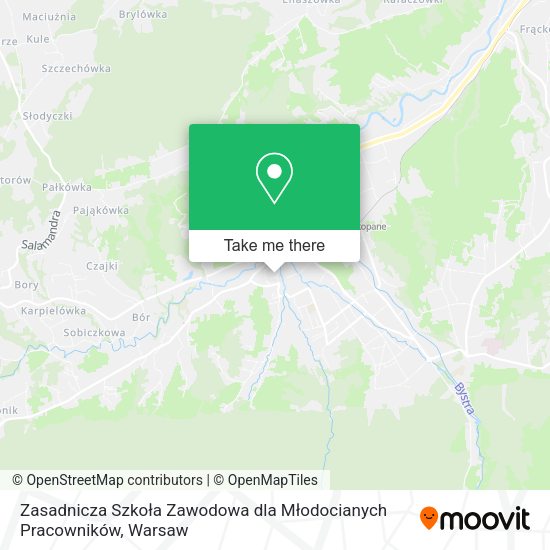 Zasadnicza Szkoła Zawodowa dla Młodocianych Pracowników map