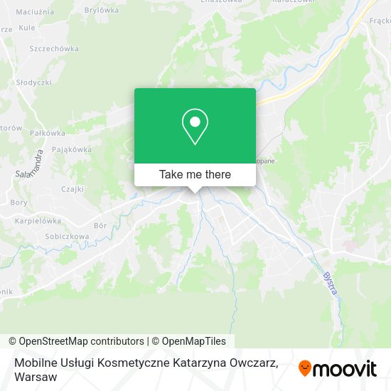 Mobilne Usługi Kosmetyczne Katarzyna Owczarz map