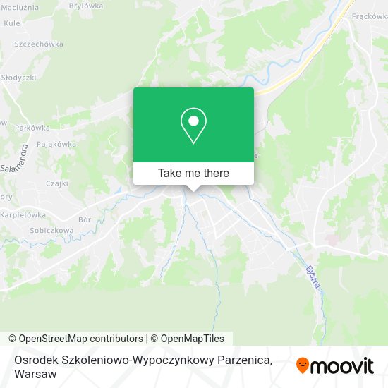 Osrodek Szkoleniowo-Wypoczynkowy Parzenica map