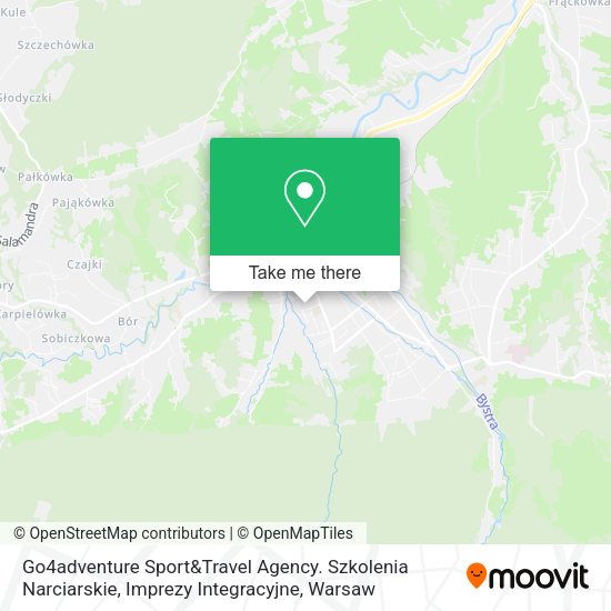 Go4adventure Sport&Travel Agency. Szkolenia Narciarskie, Imprezy Integracyjne map