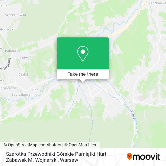 Szarotka Przewodniki Górskie Pamiątki Hurt Zabawek M. Wojnarski map