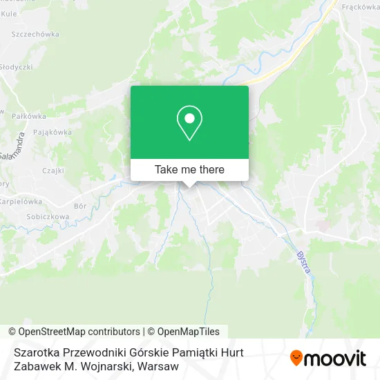 Карта Szarotka Przewodniki Górskie Pamiątki Hurt Zabawek M. Wojnarski
