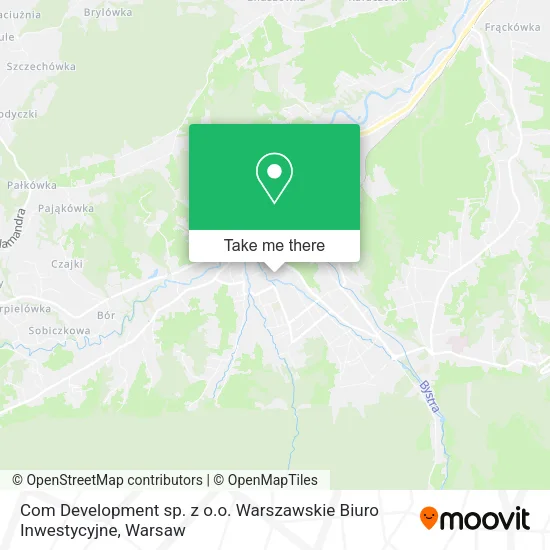 Карта Com Development sp. z o.o. Warszawskie Biuro Inwestycyjne