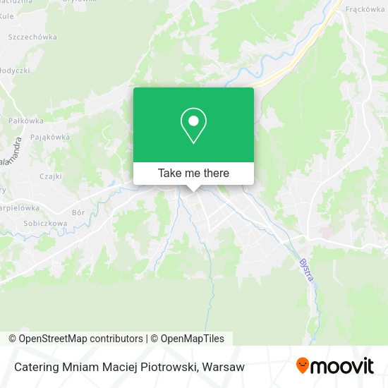 Catering Mniam Maciej Piotrowski map