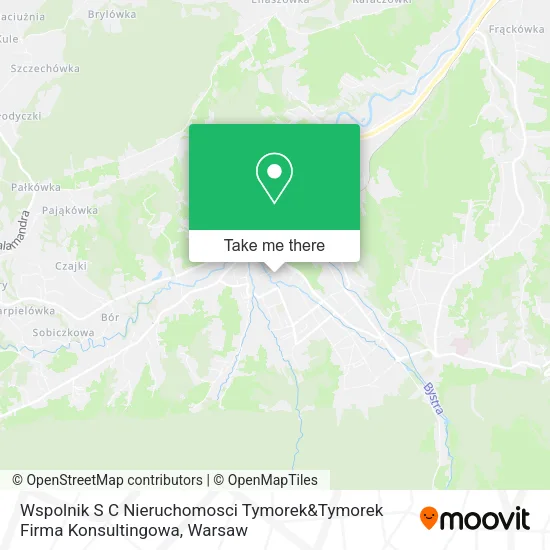 Карта Wspolnik S C Nieruchomosci Tymorek&Tymorek Firma Konsultingowa