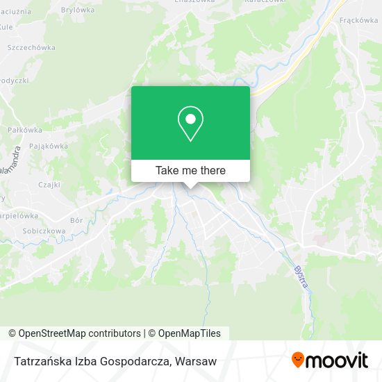 Tatrzańska Izba Gospodarcza map