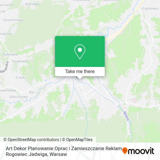 Art Dekor Planowanie Oprac i Zamieszczanie Reklam Rogowiec Jadwiga map