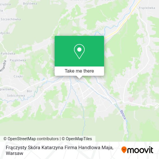 Frączysty Skóra Katarzyna Firma Handlowa Maja map