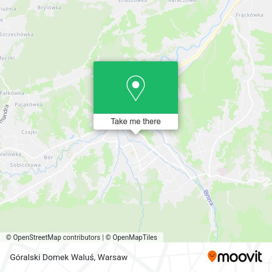 Góralski Domek Waluś map