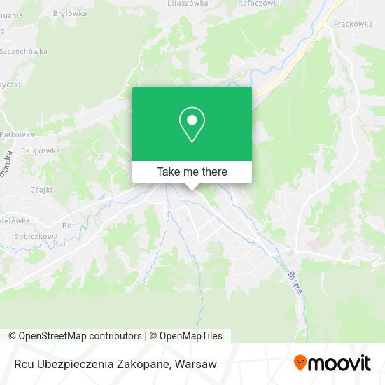 Rcu Ubezpieczenia Zakopane map