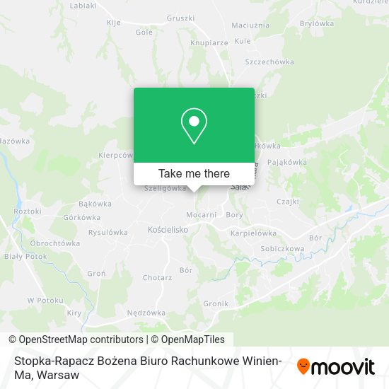 Stopka-Rapacz Bożena Biuro Rachunkowe Winien-Ma map