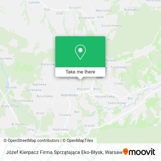 Józef Kierpacz Firma Sprzątająca Eko-Błysk map