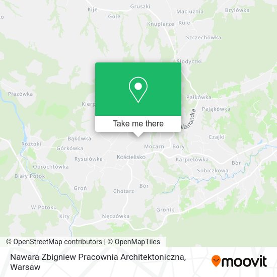 Nawara Zbigniew Pracownia Architektoniczna map