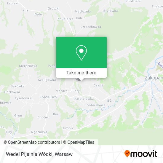 Wedel Pijalnia Wódki map