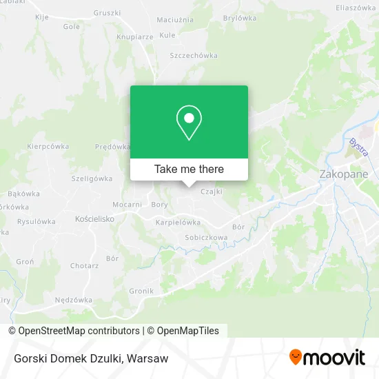 Карта Gorski Domek Dzulki