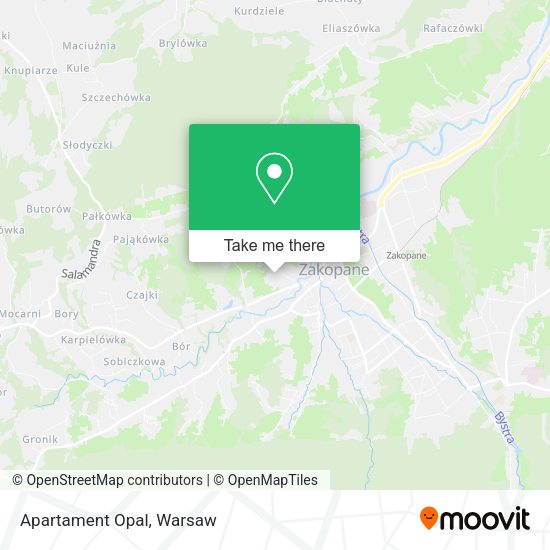 Apartament Opal map