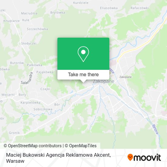 Maciej Bukowski Agencja Reklamowa Akcent map