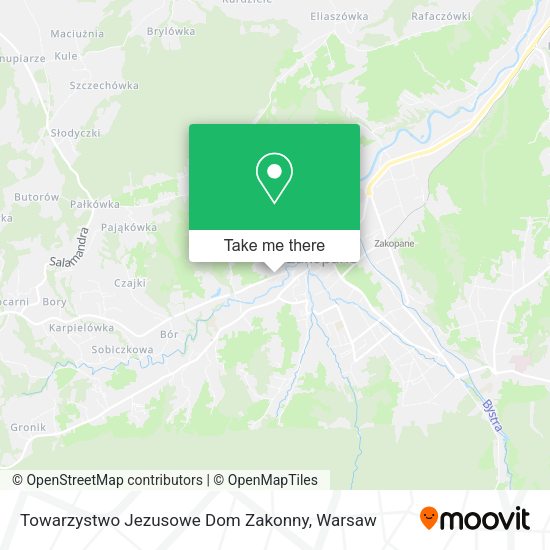 Towarzystwo Jezusowe Dom Zakonny map