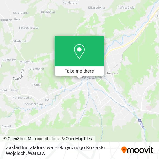 Zakład Instalatorstwa Elektrycznego Kozerski Wojciech map