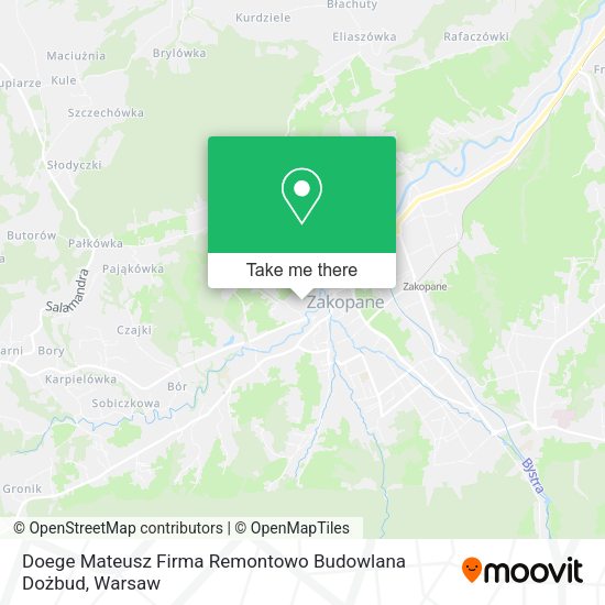 Doege Mateusz Firma Remontowo Budowlana Dożbud map