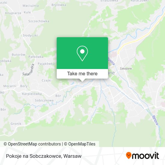 Pokoje na Sobczakowce map