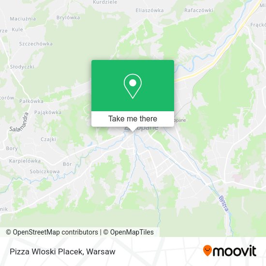 Pizza Wloski Placek map