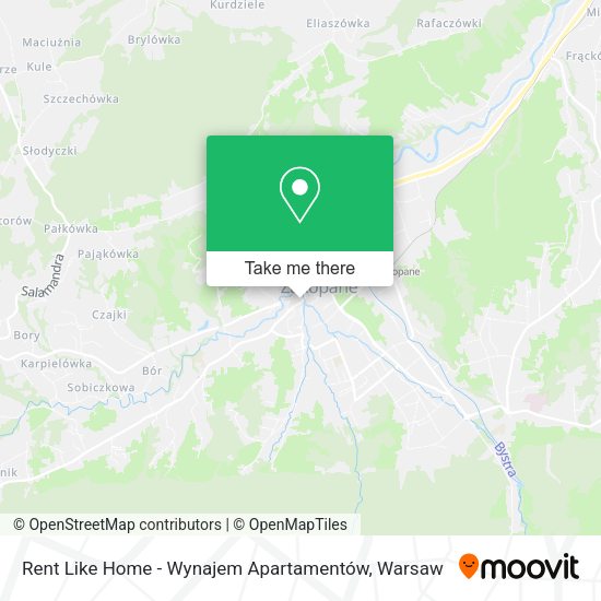 Rent Like Home - Wynajem Apartamentów map