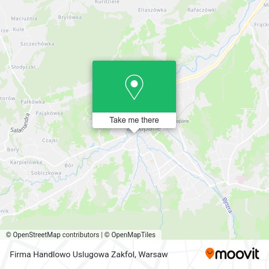 Firma Handlowo Uslugowa Zakfol map