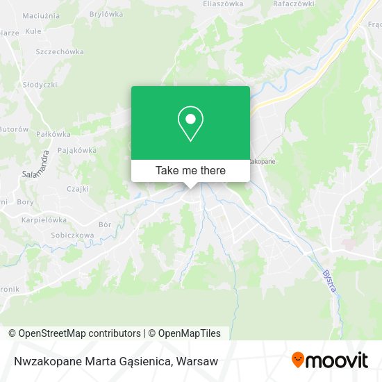 Карта Nwzakopane Marta Gąsienica