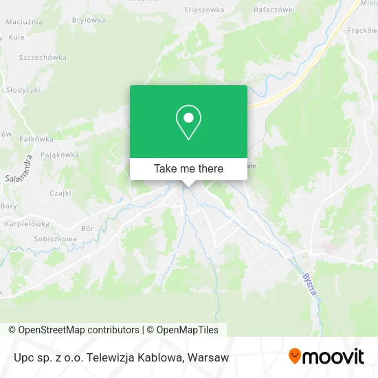 Карта Upc sp. z o.o. Telewizja Kablowa