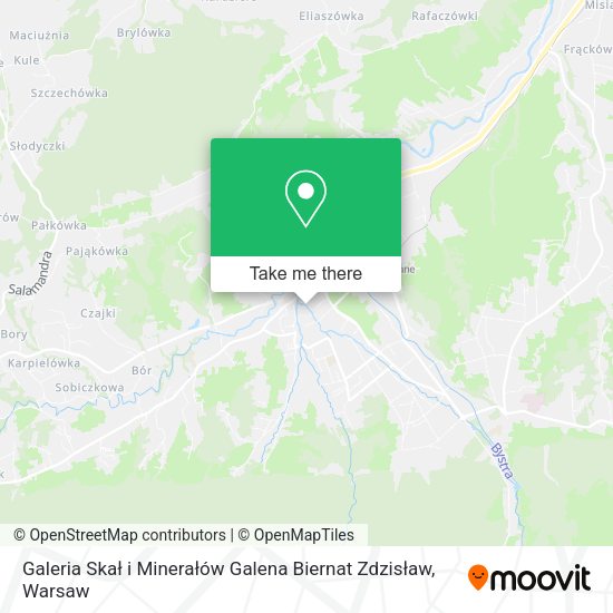 Galeria Skał i Minerałów Galena Biernat Zdzisław map