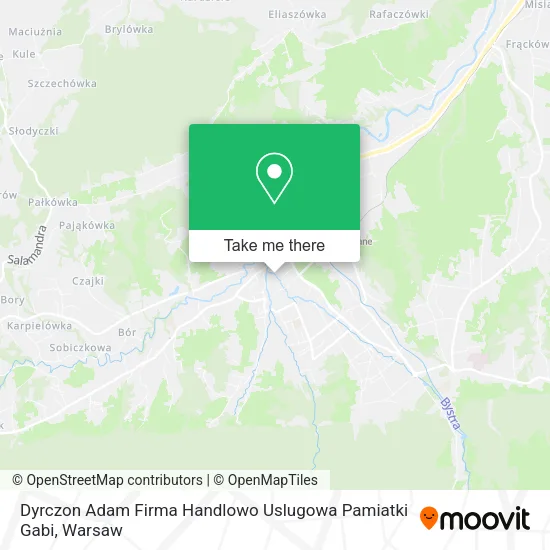 Карта Dyrczon Adam Firma Handlowo Uslugowa Pamiatki Gabi