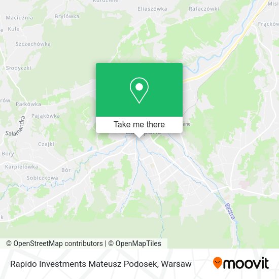 Rapido Investments Mateusz Podosek map