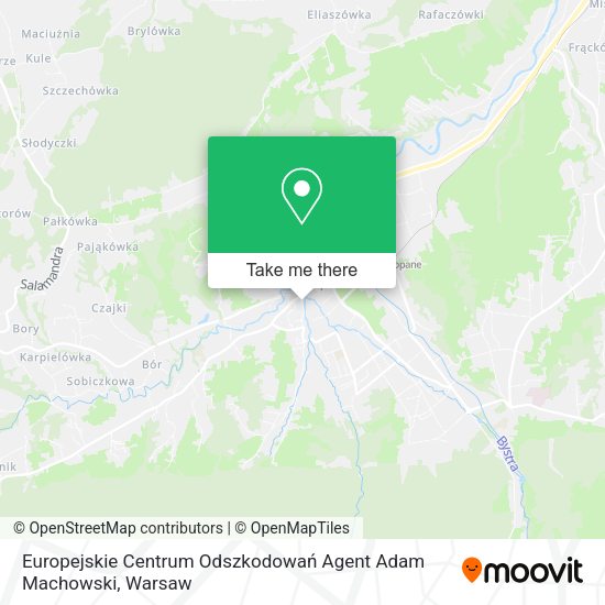 Europejskie Centrum Odszkodowań Agent Adam Machowski map