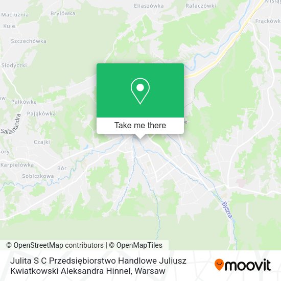 Julita S C Przedsiębiorstwo Handlowe Juliusz Kwiatkowski Aleksandra Hinnel map