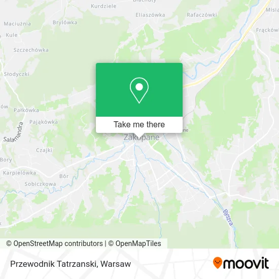 Карта Przewodnik Tatrzanski